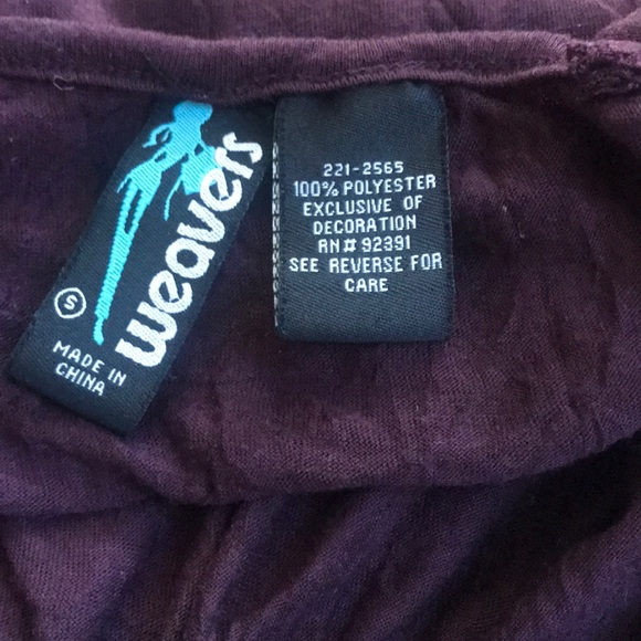 Beautiful purple/gold spaghetti strap tank top - Picture 3 of 5